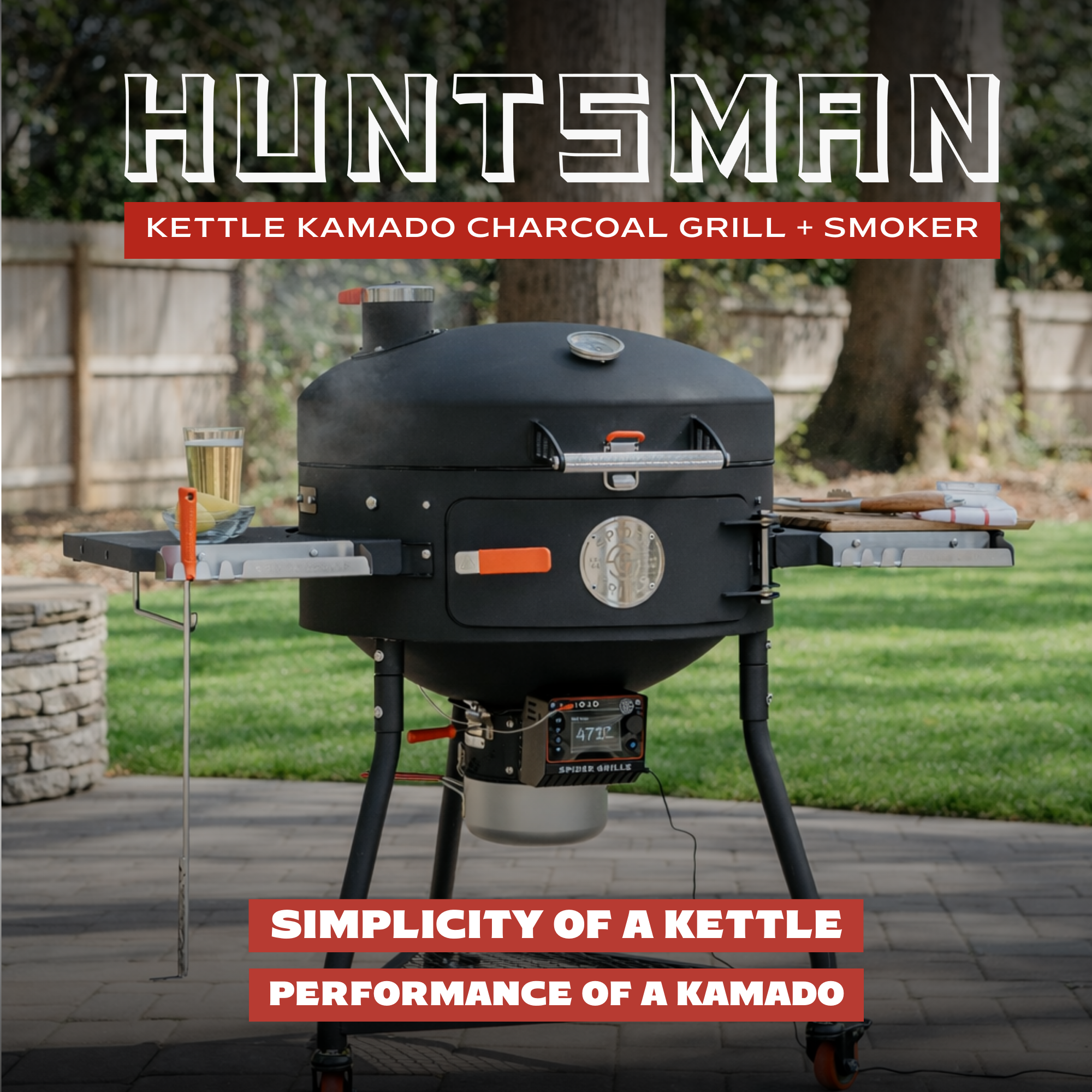Giant Huntsman grill + Free Cover Affiliate Bundle