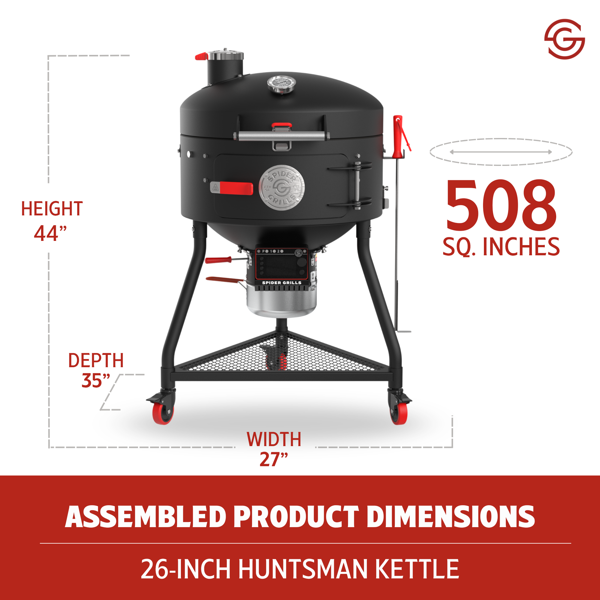 Giant Huntsman grill