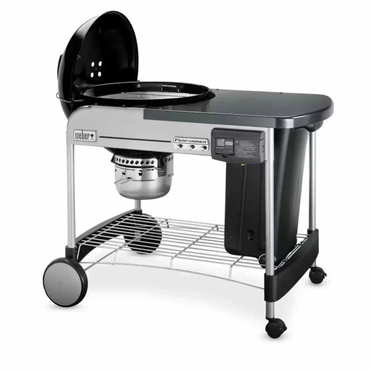 Weber Performer Deluxe Charcoal BBQ Grill, 22.5" in Black