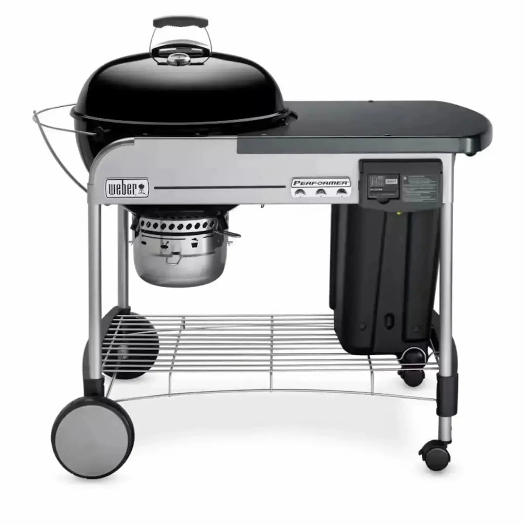 Weber Performer Deluxe Charcoal BBQ Grill, 22.5" in Black