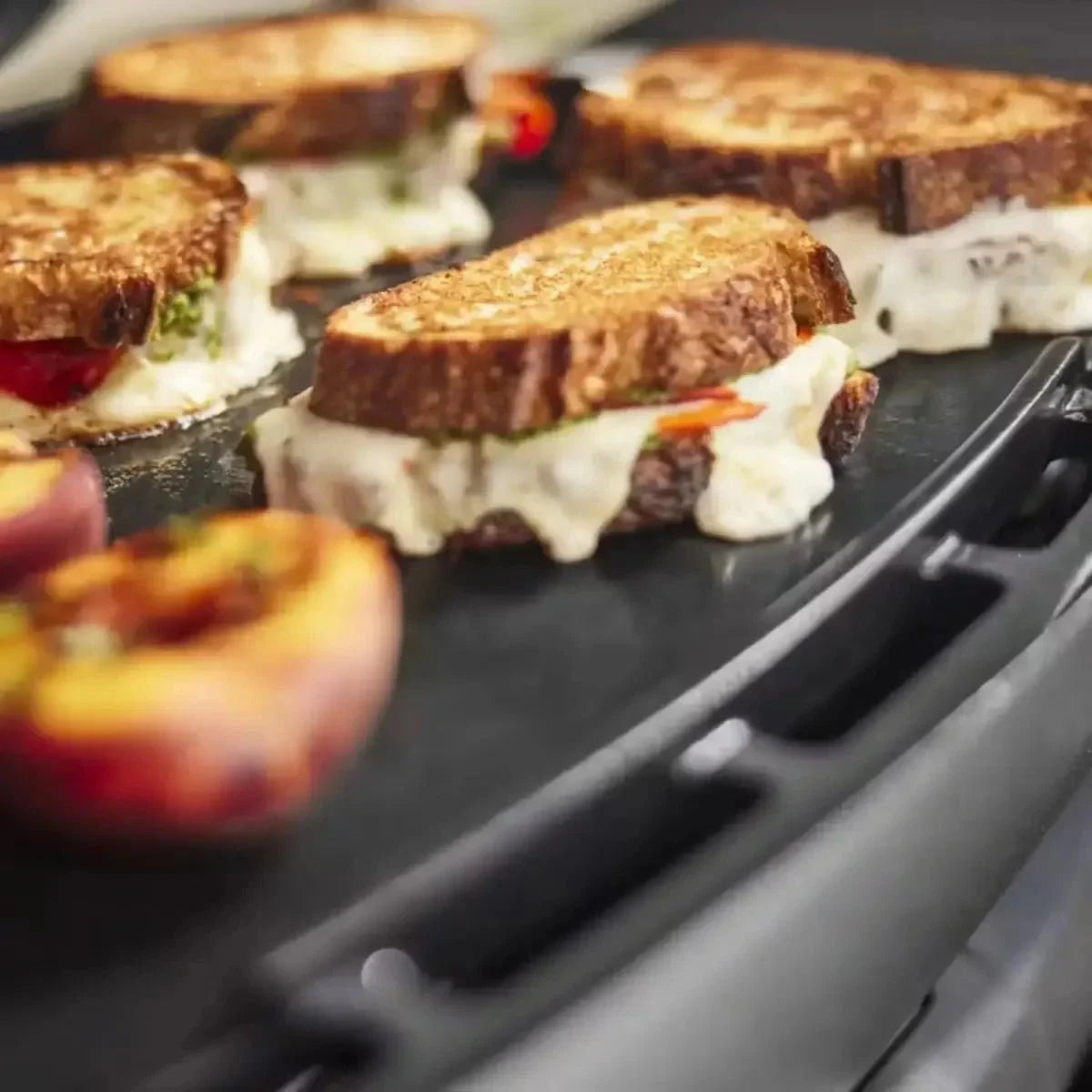 Weber Q 2800N+ Gas BBQ Grill with Stand, Midnight Black